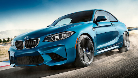 BMW M Vehicle on race track